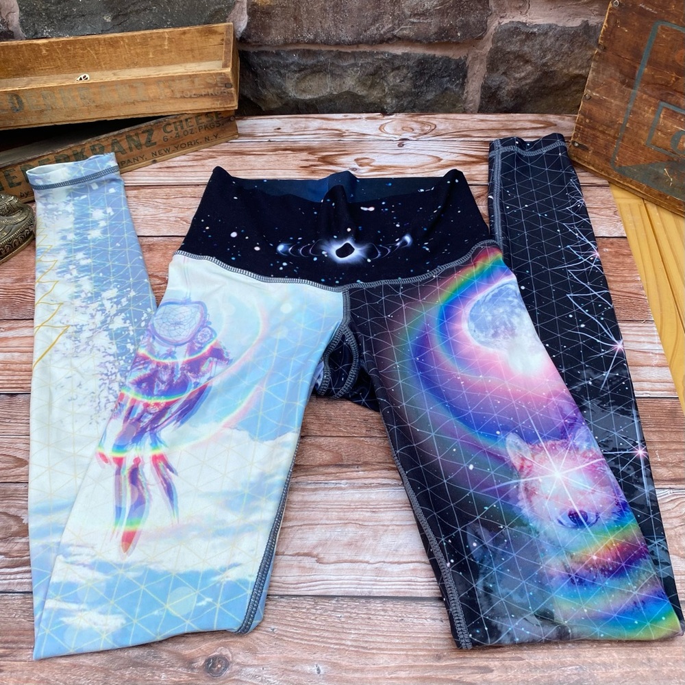 ✨ NIYAMA SOL RARE VINTAGE LIMITED EDITION THE GUIDE ENDLESS LEGGINGS XS